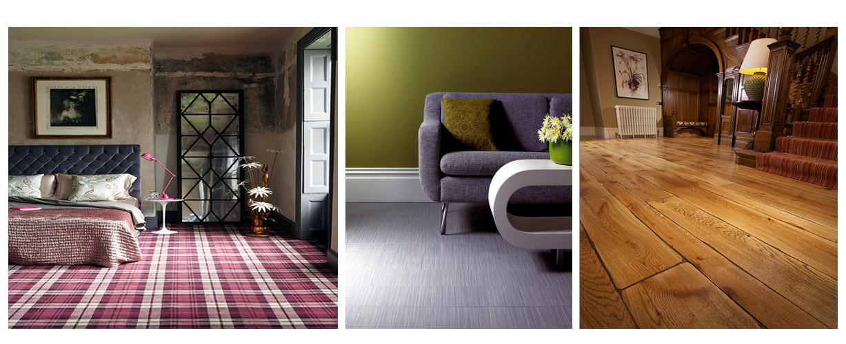 Luxury flooring in a contemporary room