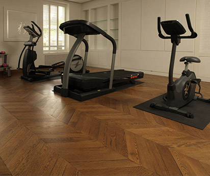 Bespoke decorative wood floor